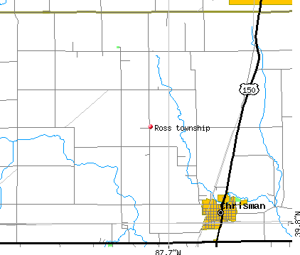 Ross township, IL map