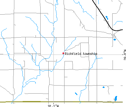 Richfield township, IL map