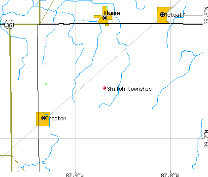 Shiloh township, IL map