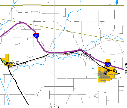 Barry township, IL map