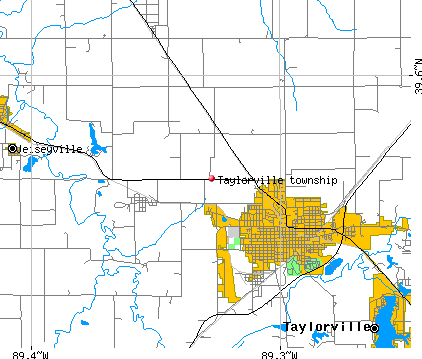 Taylorville township, IL map