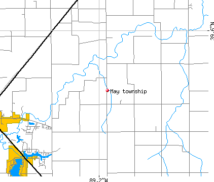 May township, IL map
