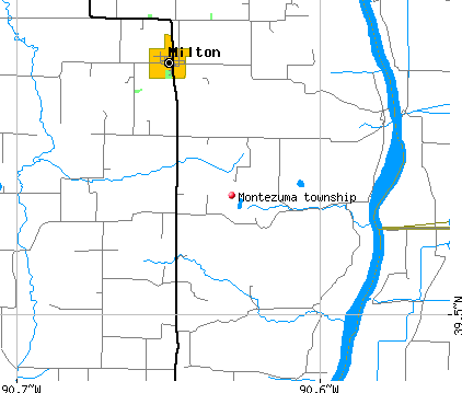 Montezuma township, IL map
