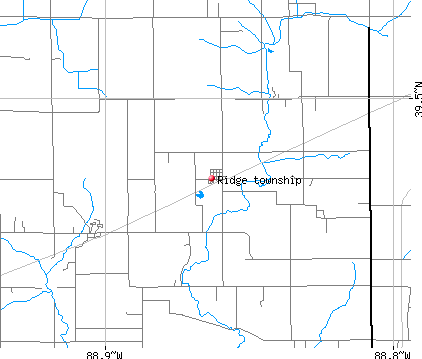 Ridge township, IL map