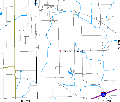 Parker township, IL map
