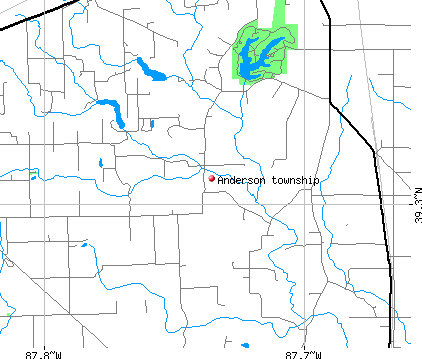 Anderson township, IL map