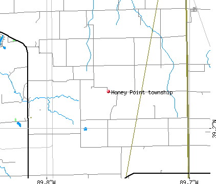 Honey Point township, IL map