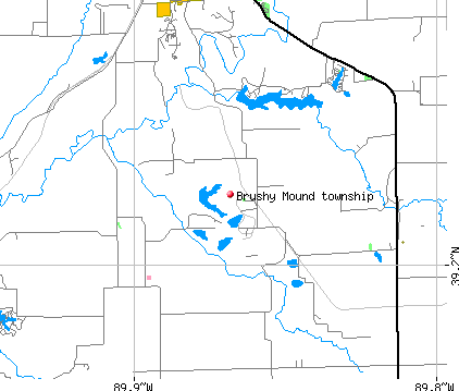 Brushy Mound township, IL map