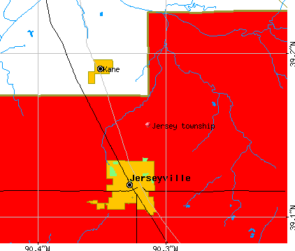 Jersey township, IL map