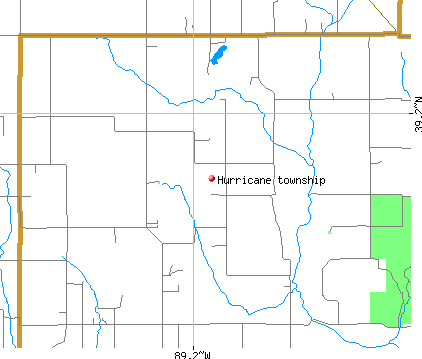 Hurricane township, IL map