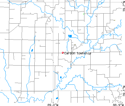 Carson township, IL map