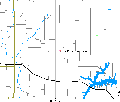 Shafter township, IL map