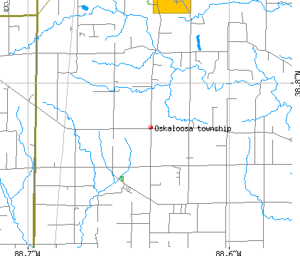 Oskaloosa township, IL map