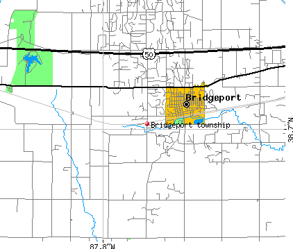 Bridgeport township, IL map