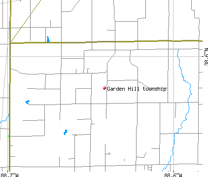 Garden Hill township, IL map