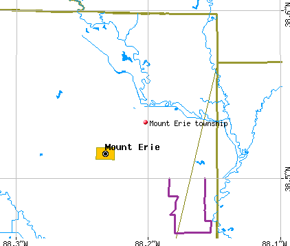 Mount Erie township, IL map