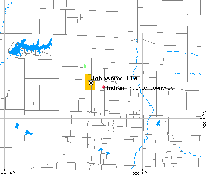 Indian Prairie township, IL map