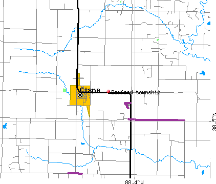 Bedford township, IL map