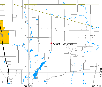 Field township, IL map