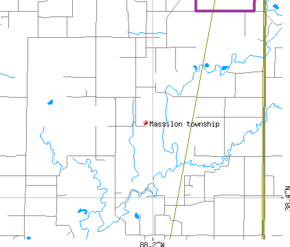 Massilon township, IL map