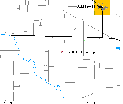 Plum Hill township, IL map