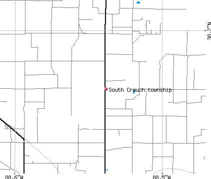 South Crouch township, IL map