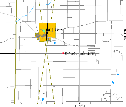 Enfield township, IL map
