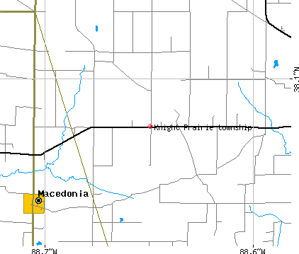 Knight Prairie township, IL map