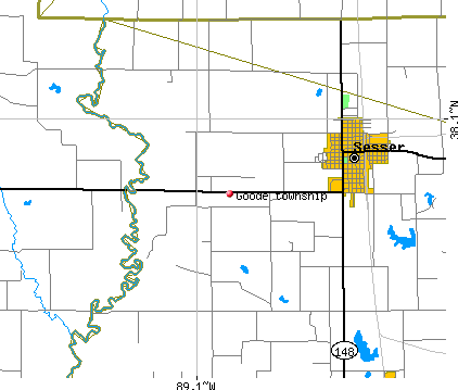 Goode township, IL map