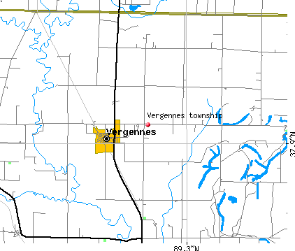 Vergennes township, IL map