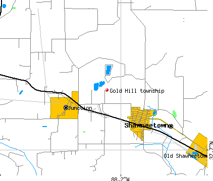 Gold Hill township, IL map