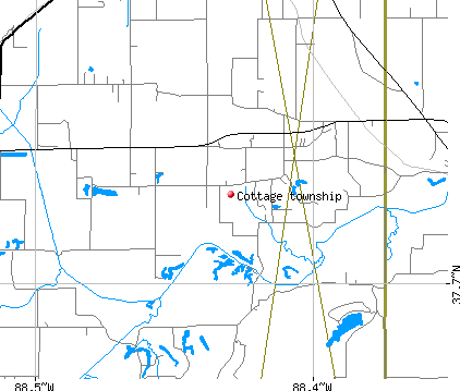 Cottage township, IL map