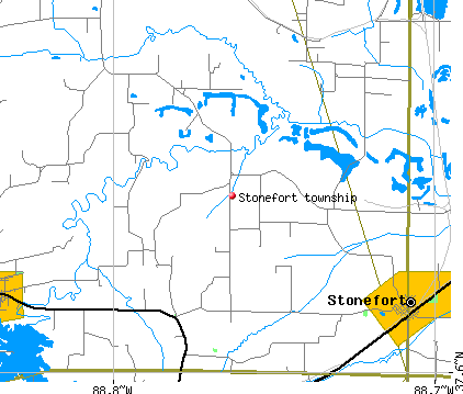Stonefort township, IL map