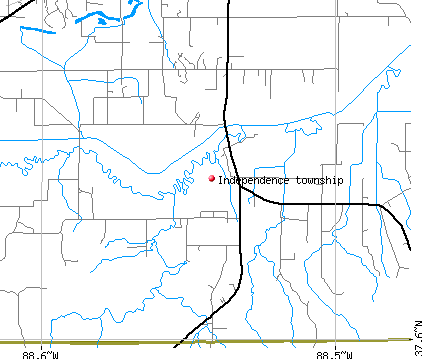 Independence township, IL map