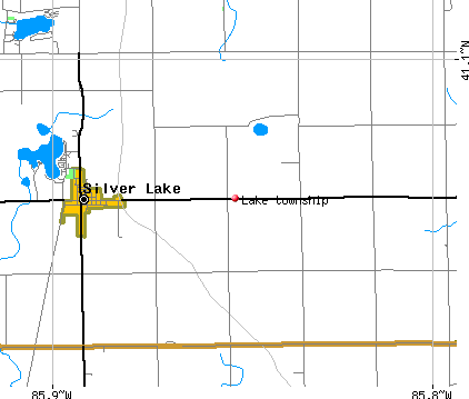 Lake township, IN map