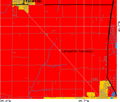 Lafayette township, IN map