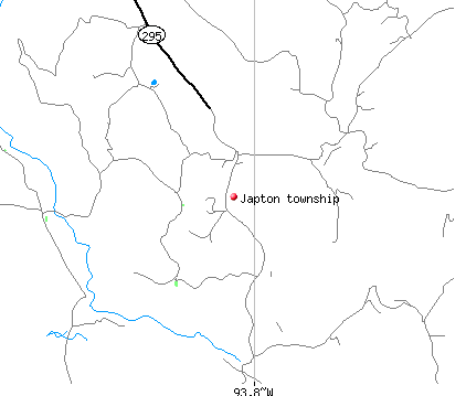 Japton township, AR map