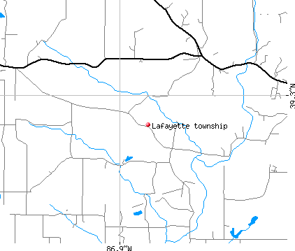 Lafayette township, IN map