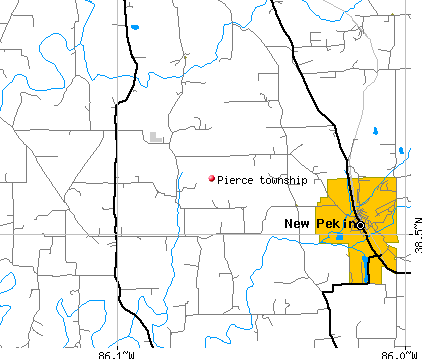 Pierce township, IN map