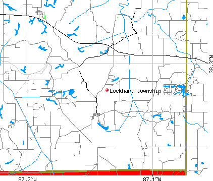 Lockhart township, IN map