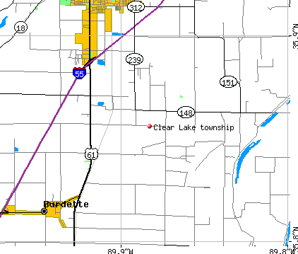 Clear Lake township, AR map