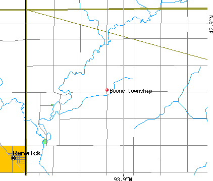 Boone township, IA map