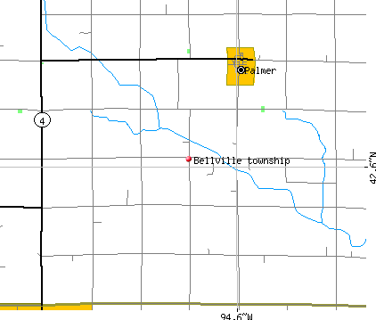 Bellville township, IA map