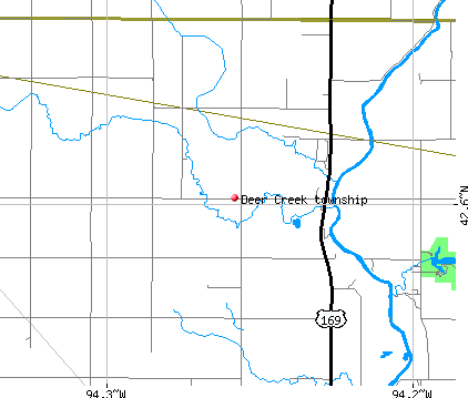 Deer Creek township, IA map