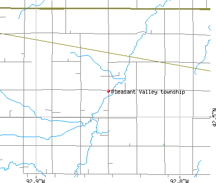 Pleasant Valley township, IA map