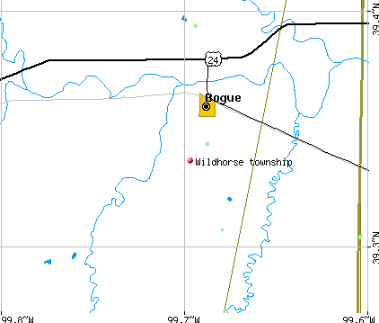 Wildhorse township, KS map