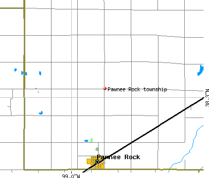 Pawnee Rock township, KS map