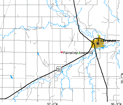 Fairplay township, KS map