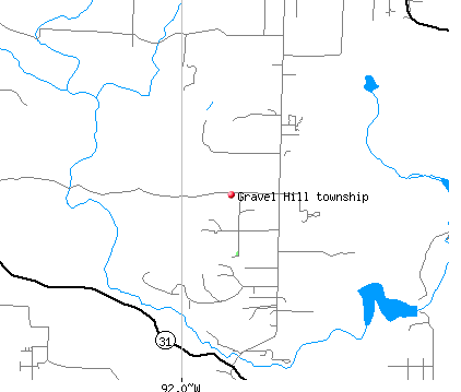 Gravel Hill township, AR map