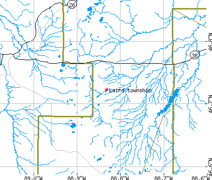 Laird township, MI map